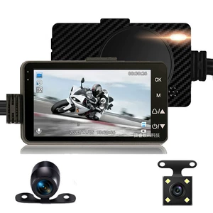 Motosiklet/elektrikli nəqliyyat vasitəsi üçün gizli ikili linzalı HD videoqeydiyyatçı