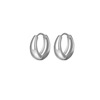 Copper capacious earrings, 18 carat, gold and silver, European style