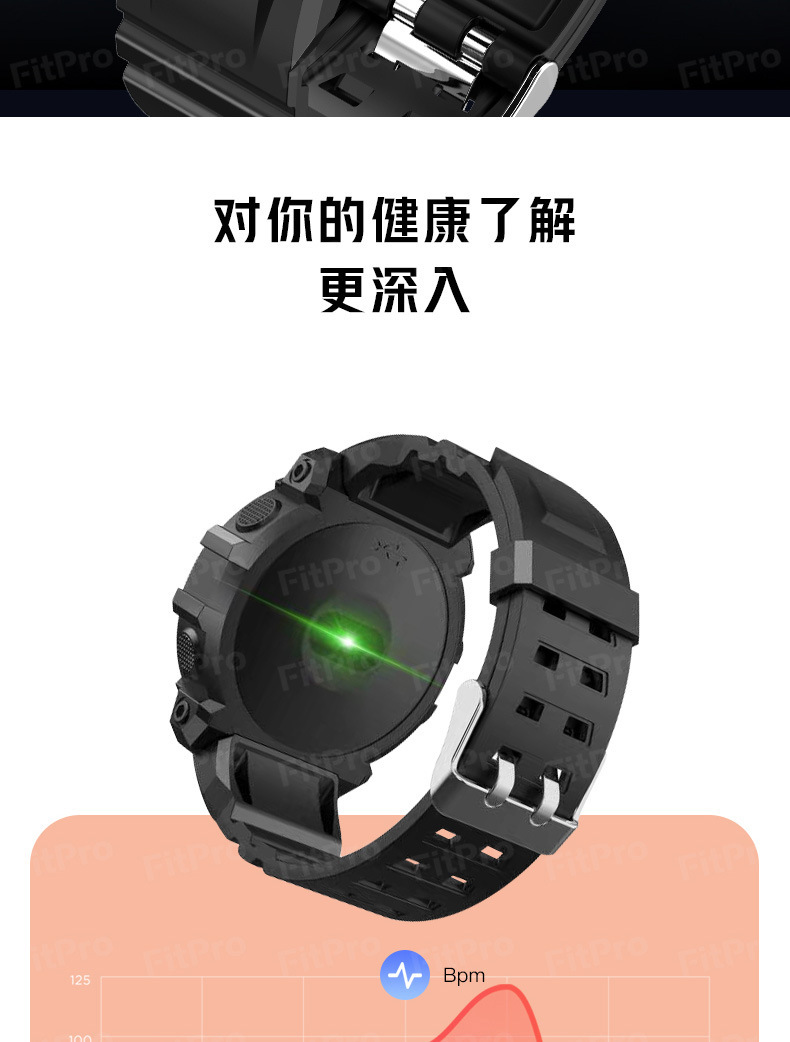 Y56 Smart Bracelet, FD68S smart bracelet, round screen, color screen, heart rate, blood pressure monitor, step music, weather and sports bracelet Application Scenario