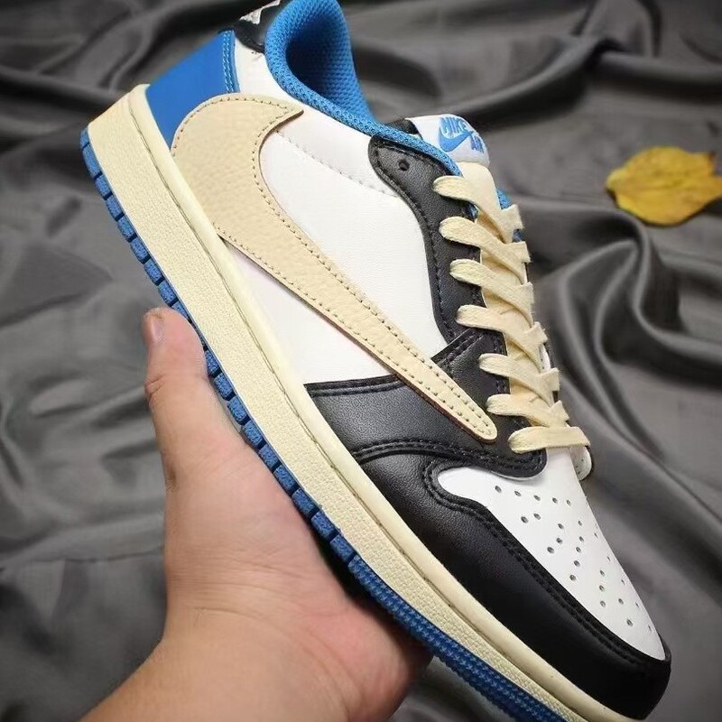 Putian Cross-Border Original Aj1 Panda North Carolina Blue Shadow Gray Genuine Leather Swoosh Casual Sneakers Comfortable and Casual Putian Cross-Border Original Aj1 Panda North Carolina Blue Shadow Gray Genuine Leather Swoosh Casual Sneakers Comfortable and Casual