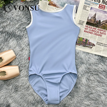 vonsu梵舒成人芭蕾舞练功服舞蹈体操服女新款背心形体连体服瑜伽