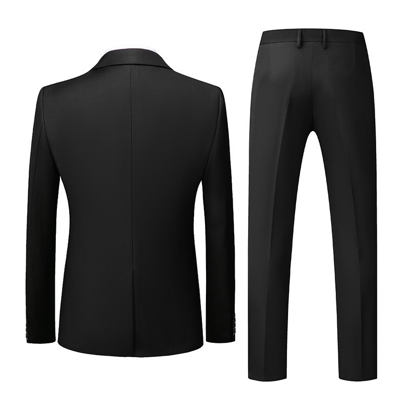 Traje de traje de negocios multicolor de los nuevos hombres traje profesional de la moda de los hombres trabajador de oficina ropa formal ropa de trabajo traje de dos piezas
