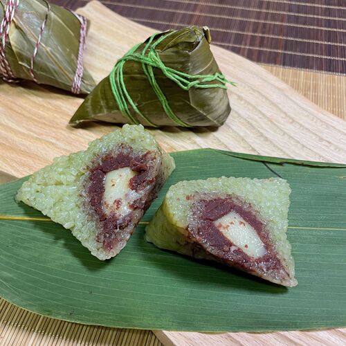 Handmade Wuyi Bean Paste Sweet Zongzi, Wuyi Taro Sweet Zongzi, Group Purchase, Vacuum Packaging, Dragon Boat Festival Gift, Wholesale, Bulk