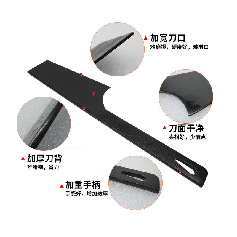 加厚锻打黑色合金钢单面砖刀 建筑瓦刀 搅灰刀匠作工具-阿里巴巴