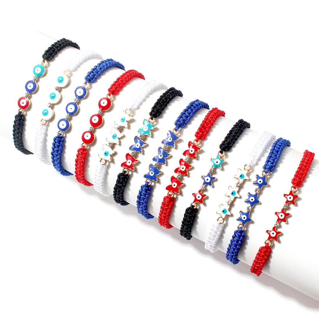 Fashion Star Eye Butterfly Copper Braid Inlay Zircon Bracelets 1 Piece