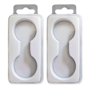 For AirTag keychain protective case packaging box PVC transparent blister hook locator packaging HY-31