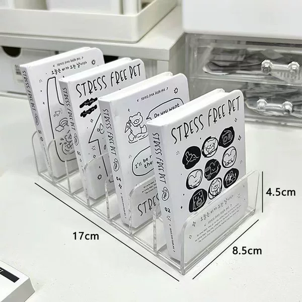 Accounting Notebook, Small Cards, Sticky Notes, Multi-Compartment Organizer, Dormitory, Office, Study Desk, Desktop Organizer and Storage Rack