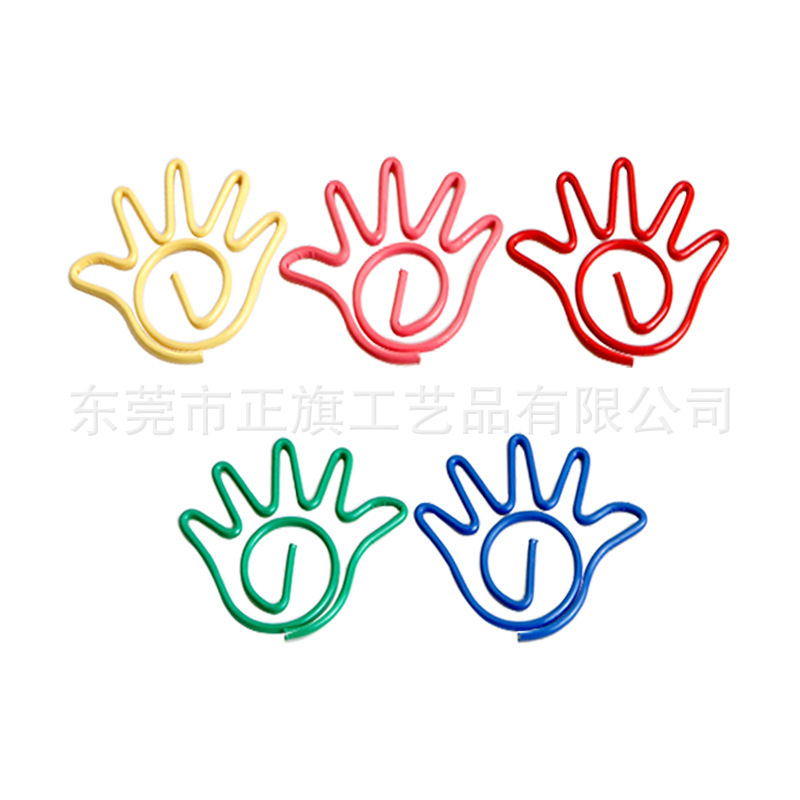 Transfronterizo caliente 6-color alta nota clip de papel color conejo animal en forma de clip de papel pin clip de papel de metal