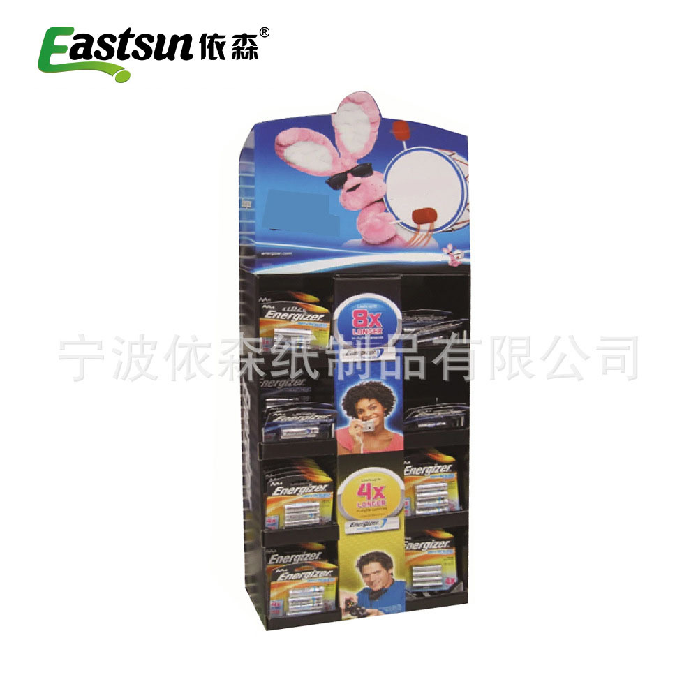 厂家直销 4层8格食品展示架 食品纸展架 特殊展架定制