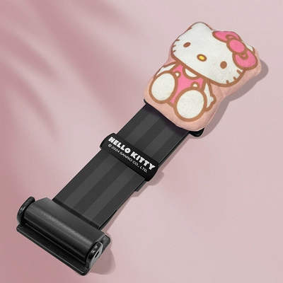 Extension Connector Limiter Holder – Seat belt shoulder pad - kt291-2-kitty-classic-black-safety-belt-holder-children-are-not-afraid-of-strangulation-when-riding-in-the-car