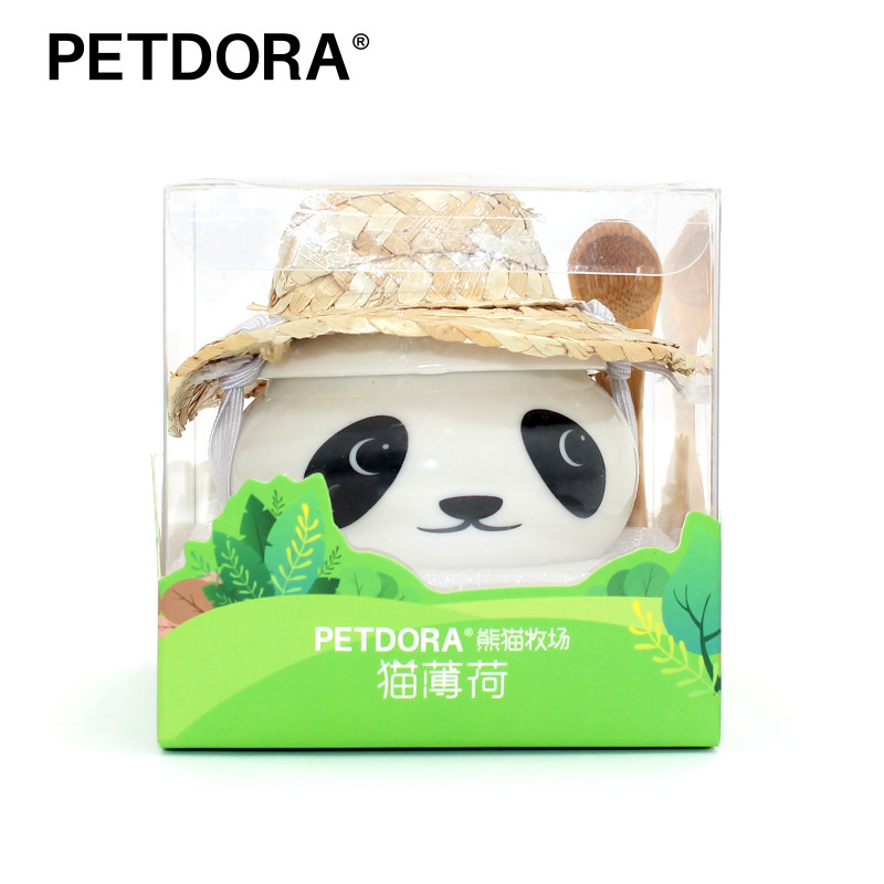 Petdora Cat Snacks Grade a Mint Fine Leaf Hair Clearing Breath Cat Cheats Water to Enjoy Edible Cat Mint