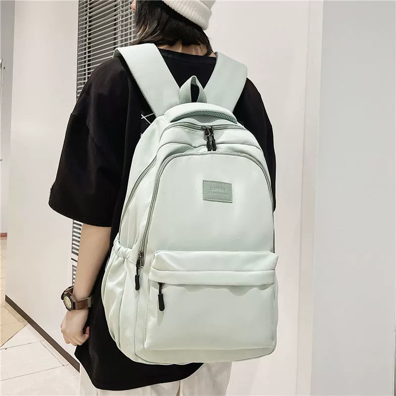 Backpack, shoulder bag, capacious high quality travel bag, for secondary school, for students