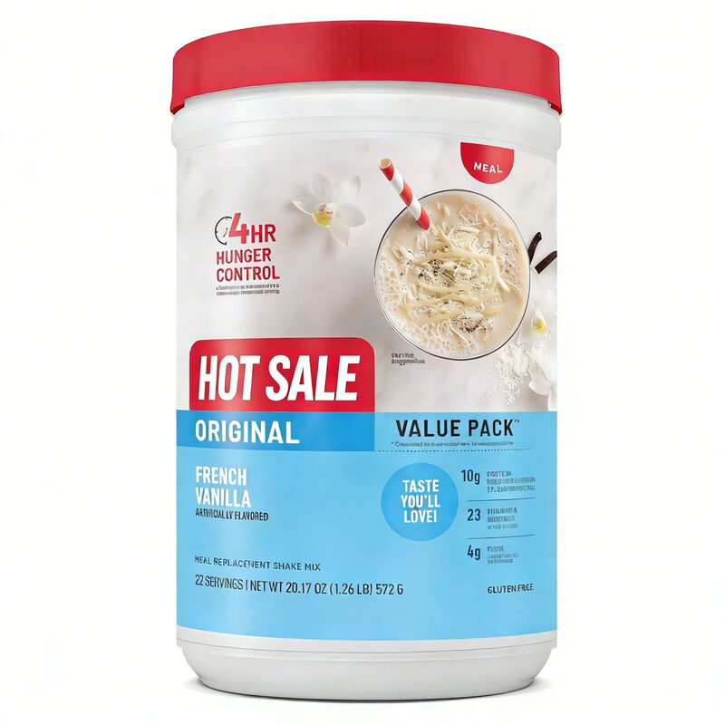 E-Commerce Hot-Selling Original French Vanilla Milkshake Protein Instant Substitute Powder 572g E-Commerce Hot-Selling Original French Vanilla Milkshake Protein Instant Substitute Powder 572g