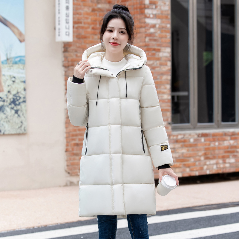 大码羽绒棉服女冬季2023年新款韩版中长款面包服宽松棉衣加厚棉袄