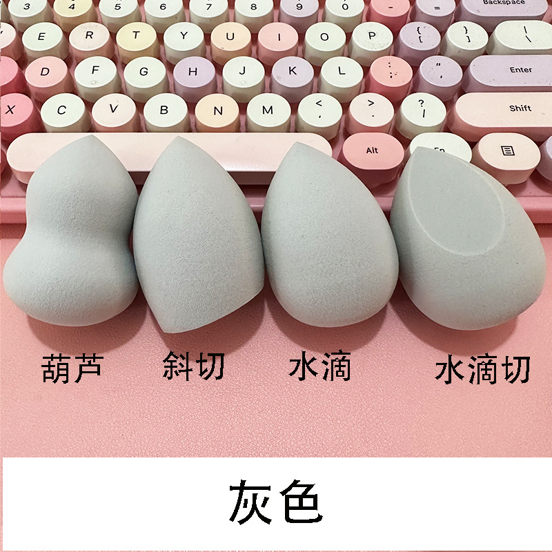 Belleza huevo maquillaje algodón maquillaje huevo esponja gota de agua puff herramientas de maquillaje de doble uso de la bola punto al por mayor macaron