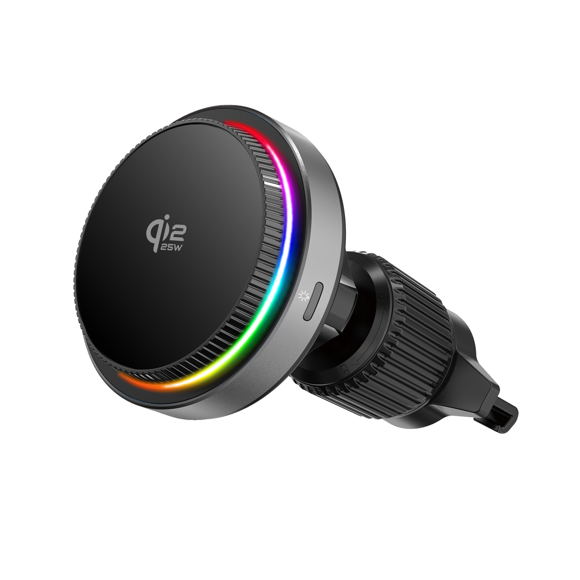 Magnetisk trådløs biloplader med køling og rgb lys_voghion.com