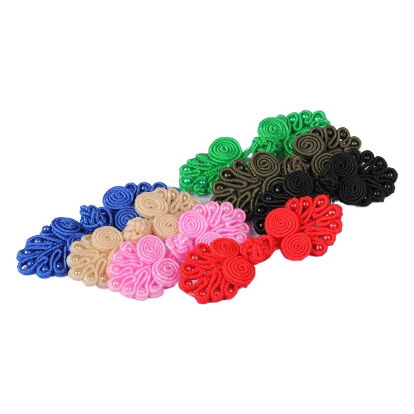 Botones de siete cuentas, botones para cheongsam, invitaciones de boda al estilo chino, decoraciones vintage hechas a mano, accesorios de ropa tradicional, accesorios de estilo nacional.