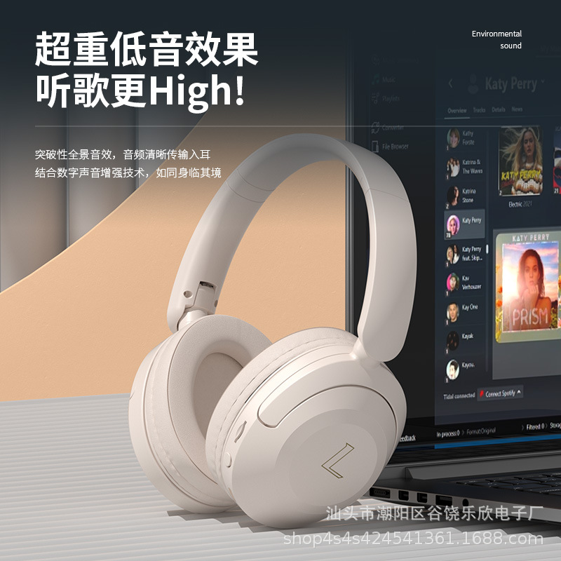 Cross-border hot wireless headset Bluetooth headset subwoofer all-inclusive ear long endurance game sports headset manufacturer