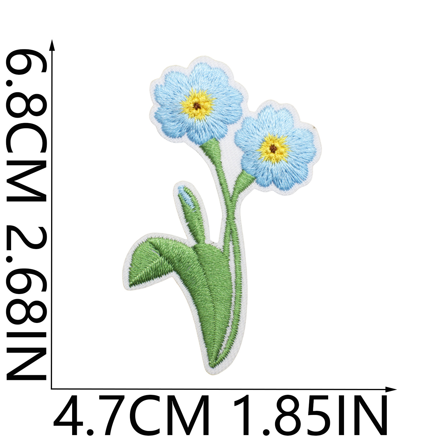 3g Weight Clothing Sticker Patches Classification 1 Piece, 1 Set Quantity Dacron thread Material Flower Pattern Casual, Elegant, Lady Style Embroidery Craft 1 Piece 1 Set Casual Elegant Lady Flower Dacron Thread Clothing Sticker Patches 13