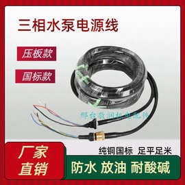 三相国标款污水泵电源线油浸排污泵抽水泵潜水泵专用电缆线