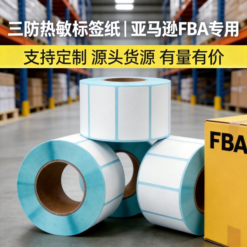Three-Proof Thermal Label Paper Self-Adhesive Barcode 4032506078100*150 Amazon Fba Three-Five Anti-Label