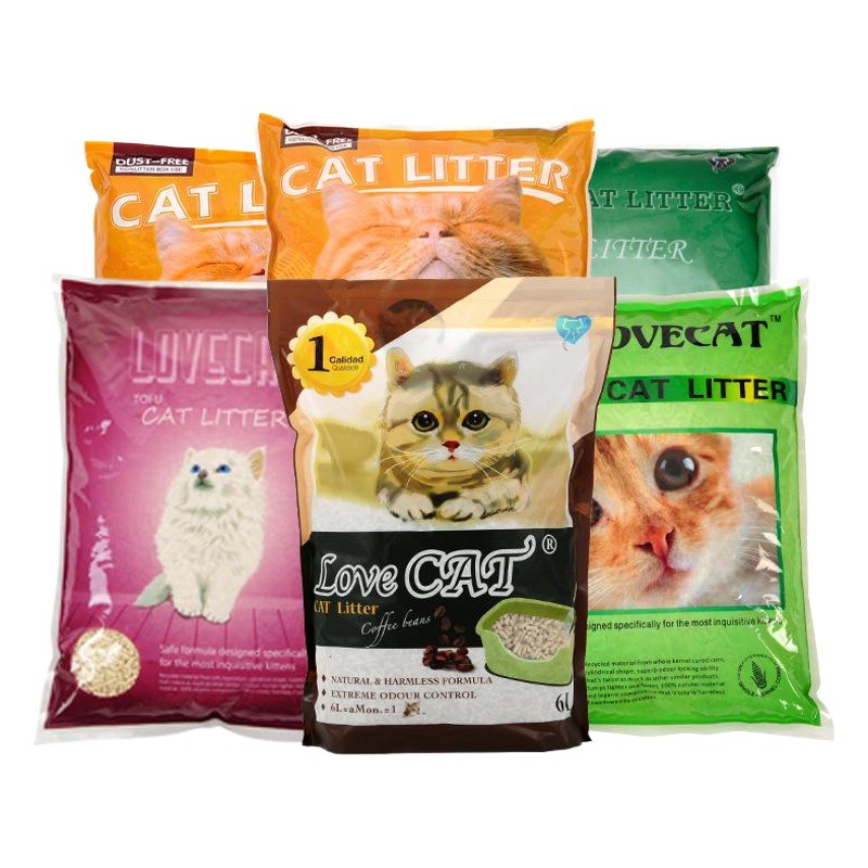 Arena de Tofu para Gatos Biodegradable