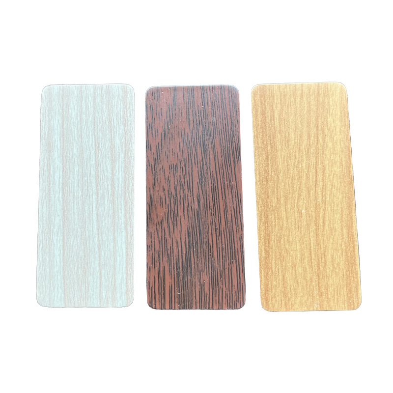 Tablero compuesto de aluminio y plástico de grano de madera al por mayor Tablero de plástico de aluminio 3MM4MM