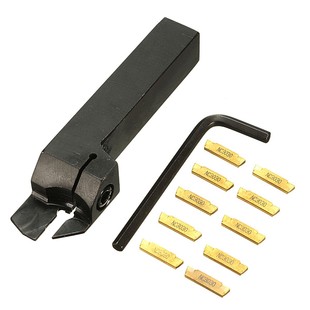 MGEHR1616-2 CNC cutter bar +10 pieces MGMN200-G gold coated blades