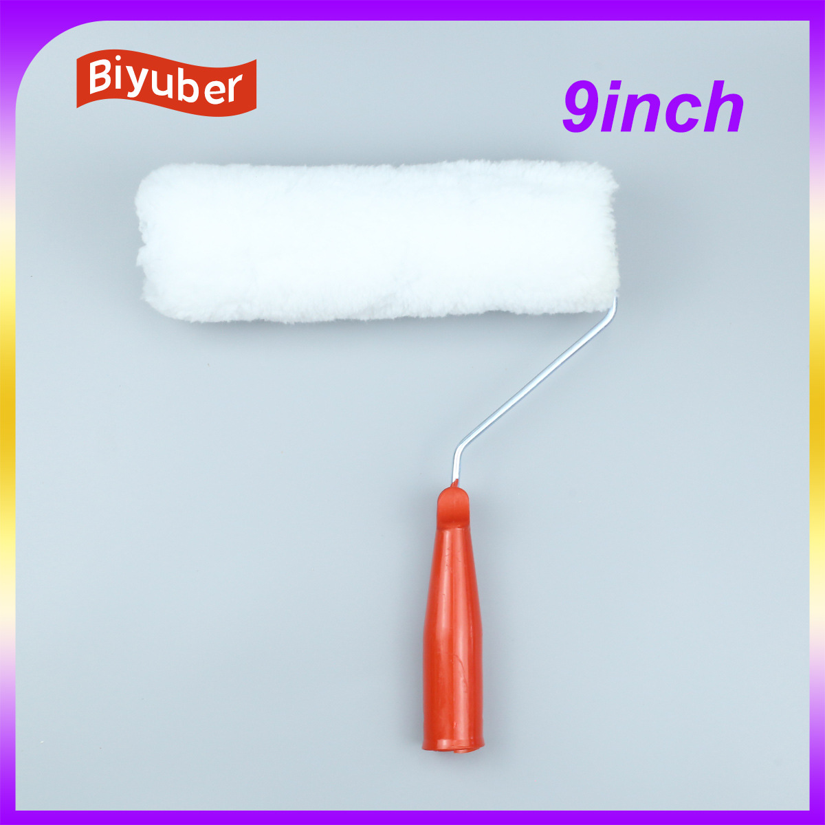 흰색; 롤러 브러시(순백색 폴리에스테르) 9inch ; 폴리에스테르