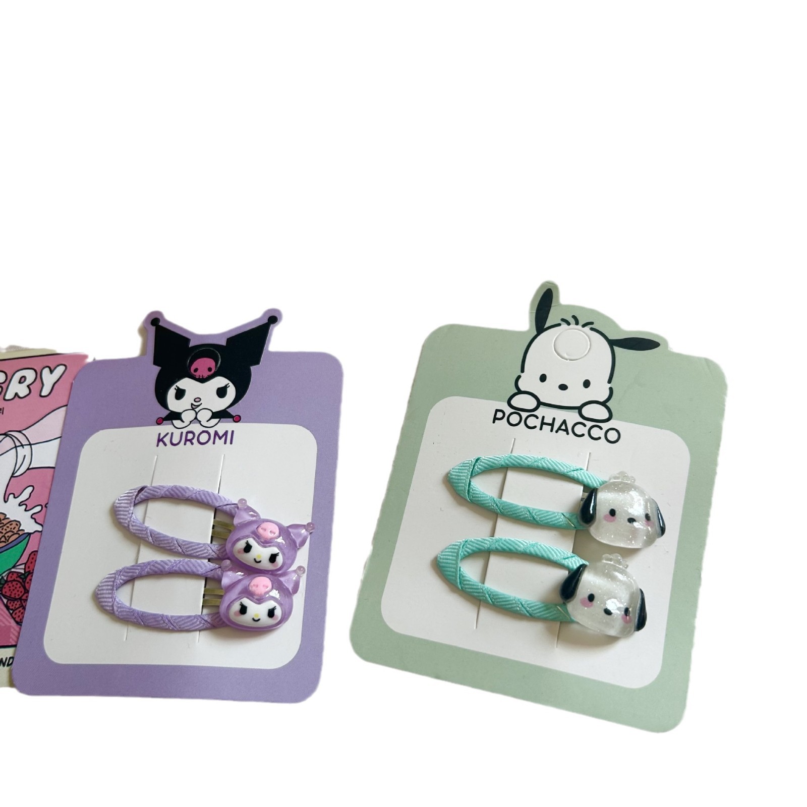 2024 nuevo Kuromi niñas lindas brocas de pelo para niños brocas de pelo para bebés de dibujos animados adornos para el pelo