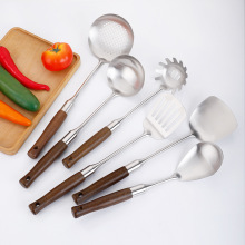 勺子不锈钢锅铲304汤勺耐高温厨具套装铲子厨房用具酒店用品批发