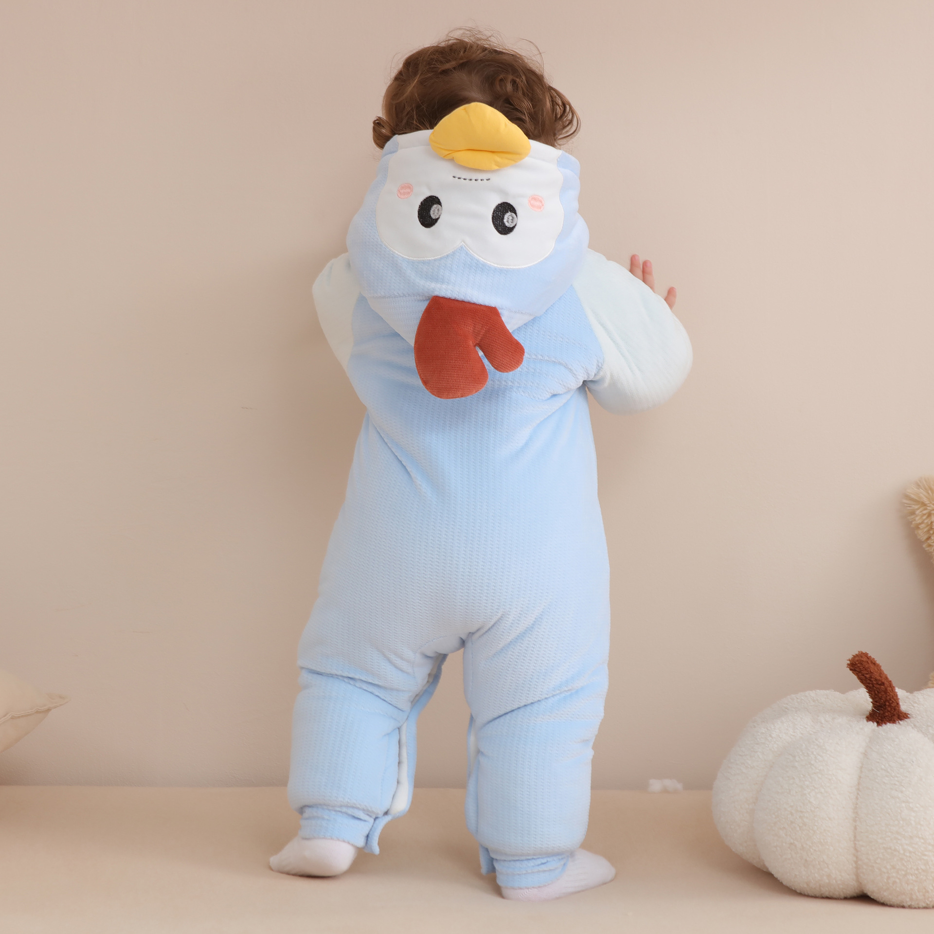 Otoño e invierno ropa de bebé algodón y engrosamiento cálido 260g mono recién nacido masculino y femenino ropa de bebé mameluco