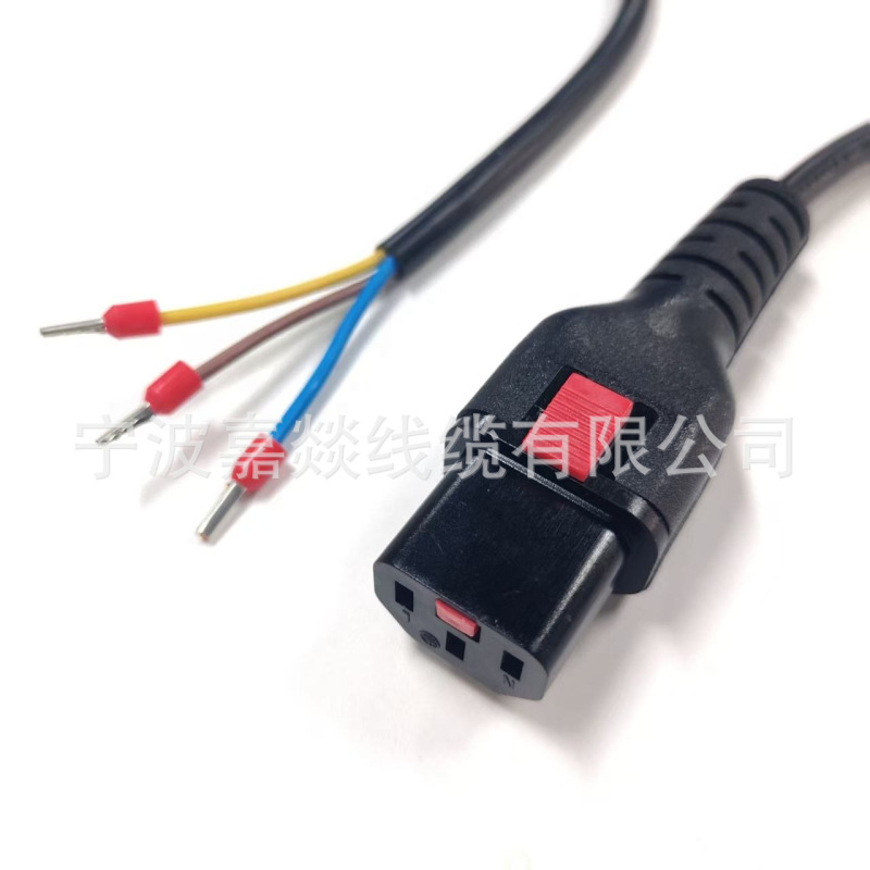 Production and Supply of C13 to C19 Pdu Server Chassis with Locking Feature, Left-Angle Plug to Socket Iec320-C1