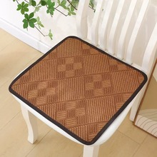 夏季辦公室藤席座墊電腦椅子墊居家沙發墊竹席加厚涼席坐墊椅墊