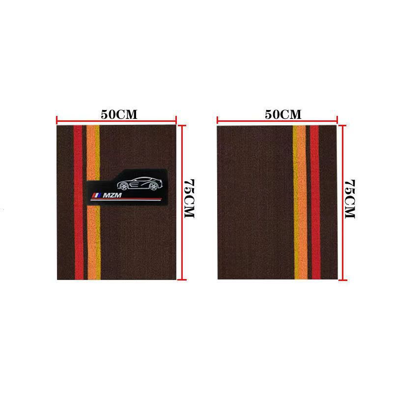 Mat Wear-Resistant — Universal Universal Foot Pad - coffee-color-chenille-driver-and-passenger-side-5075