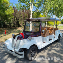 景区楼盘接待电动老爷车电动观光车景区观光车景区摆渡车8-11座