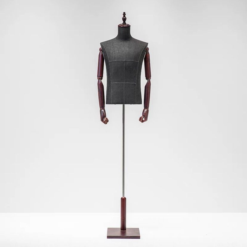 Maniquí Masculino de Busto de Polietileno para Tienda de Ropa