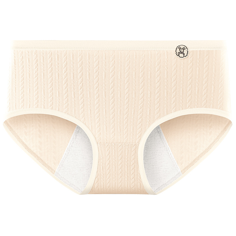 Pantalones fisiticos de gran tamaño, bragas, período menstrual a prueba de fugas para mujer, entrepierna de algodón puro, entrepierna antibacteriana, período menstrual transpirable, calzoncillos para mujer image 11