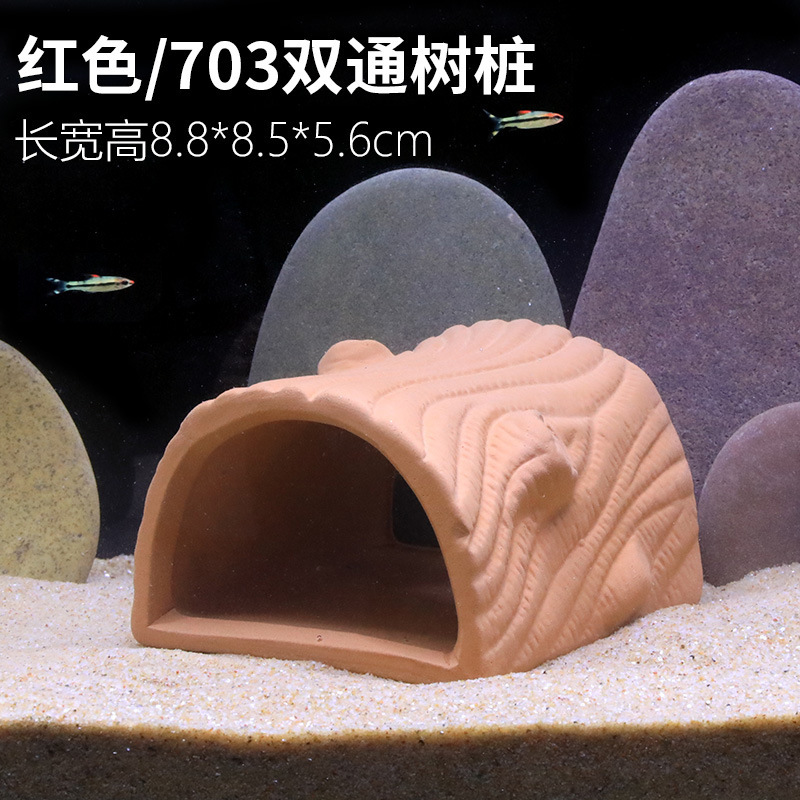水槽キノコハウス装飾品陶器ポット隠れ家クリエイティブセラミックパッケージ装飾ハウス造園エビの巣エビポット隠れ家|undefined