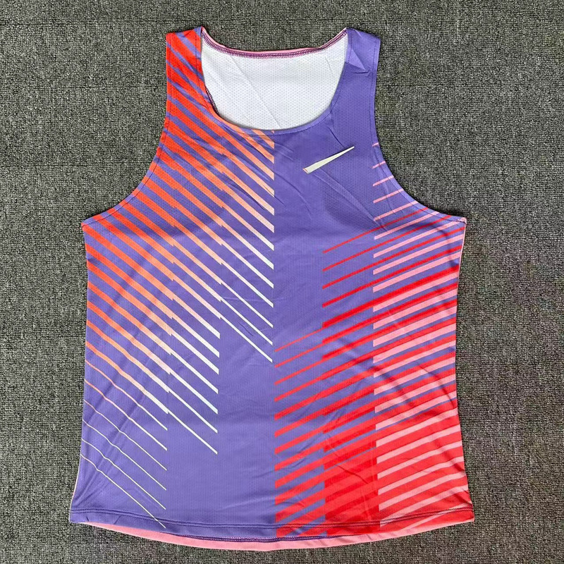 Summer New Marathon Running Quick-Drying Vest for Men and Women, Lightweight and Breathable Track and Field Training Fitness Clothing Sports Tops Summer New Marathon Running Quick-Drying Vest for Men and Women, Lightweight and Breathable Track and Field Training Fitness Clothing Sports Tops