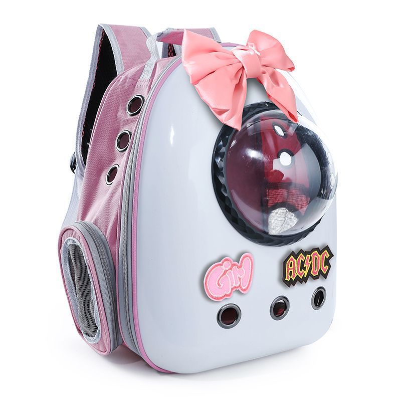 Mascota Gato nuevo panorama para salir en un espacio mascota transparente mochila portátil perro transpirable
