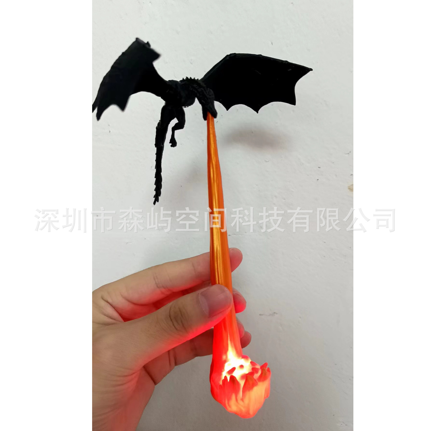亚马逊新品3d打印Dragon Bookshelf Nook Light龙焰龙息桌面装饰