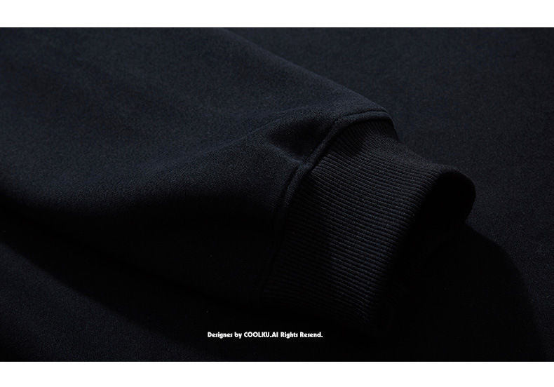 Men's Clothing Fashion Brand Large Size Men's Autumn Small Letter Printing Hot Diamond Loose Three Color Plus Size Sweater_voghion.com