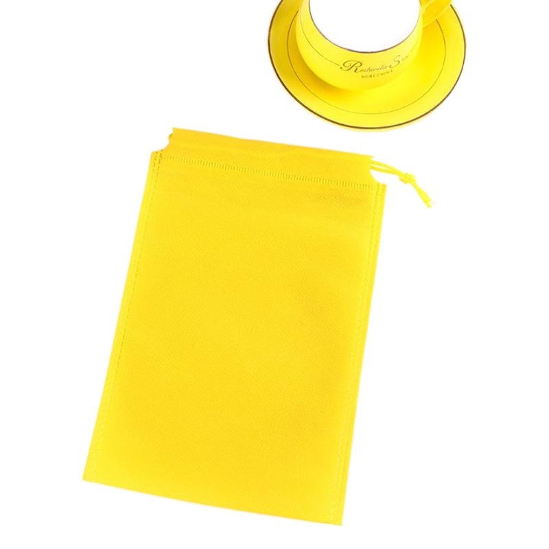 En stock bolsa de cordón no tejida zapatos imprimibles ropa de juguete bolsa de almacenamiento a prueba de polvo bolsa de almacenamiento con cordón