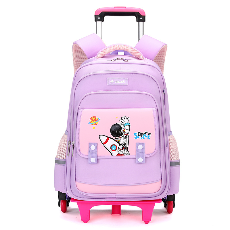 Mochila de pescado natural para niños, escolares de primaria para niños, 1 - 3 - 6 grados, caja de tracción, mochila de niños, escaleras impermeables