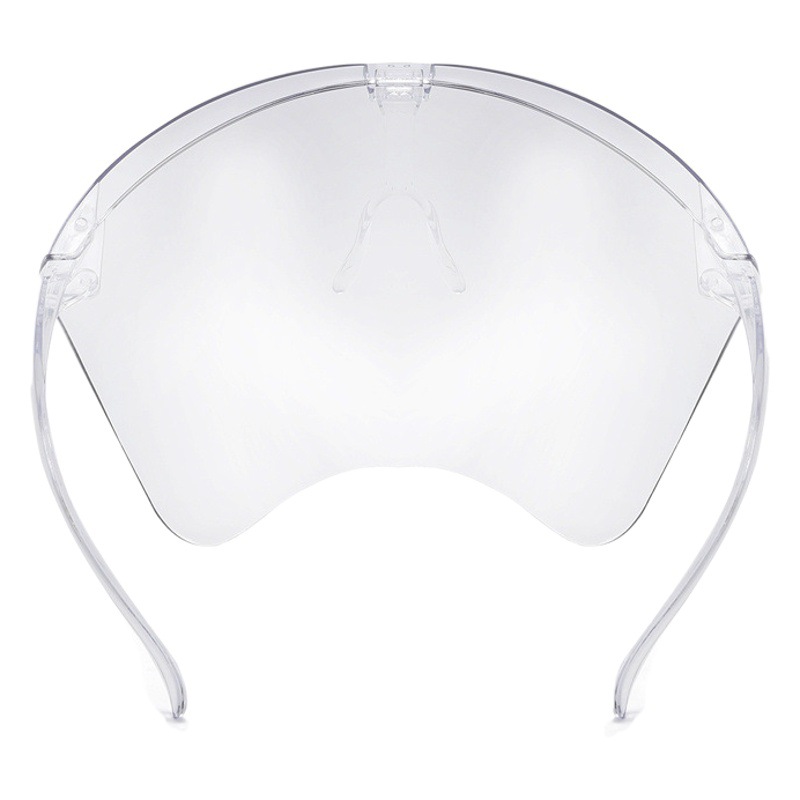 Transfronterizo transparente gafas de cara completa máscara protectora antisalpicaduras máscara espacial Apple cubierta espacio espejo PC image 1
