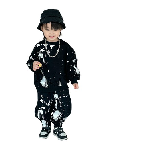 Boys sweatshirt autumn suit  new children's autumn handsome trendy boys long-sleeved tops baby children's clothing