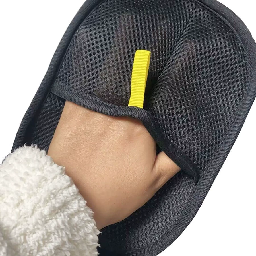 Перчатки для удаления шерсти домашних животных, очиститель кошачьей шерсти, перчатки для двусторонней чистки и бритья, перчатки для чистки кошачьей шерсти