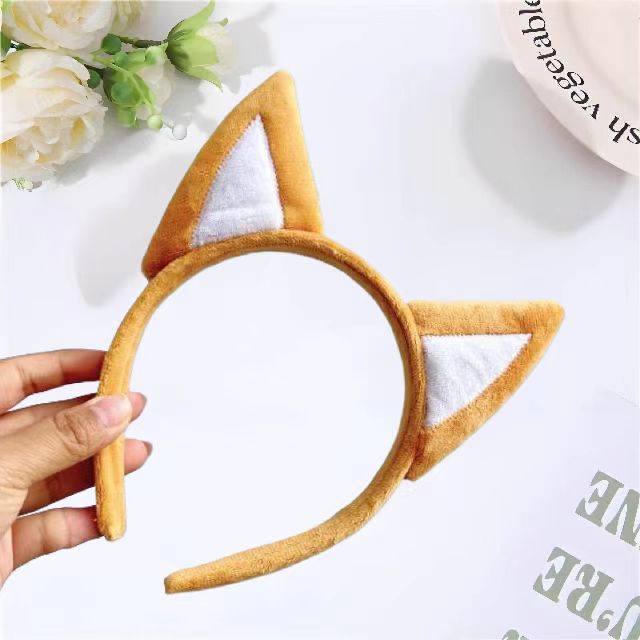Factory Direct Sale Halloween Animal Hairband New Dog Ears Hairband Props Anime Accessories Christmas