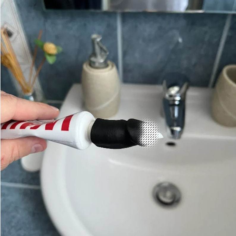 Funny Cap, Creative Quirky Toothpaste Head Squeeze Protector, Fun And Dustproof_voghion.com